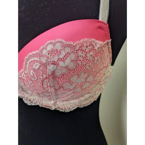 VICTORIA'S SECRET Dream Angels Lined-Demi/Demi-Buste Double Bra 34C - Picture 3 of 8